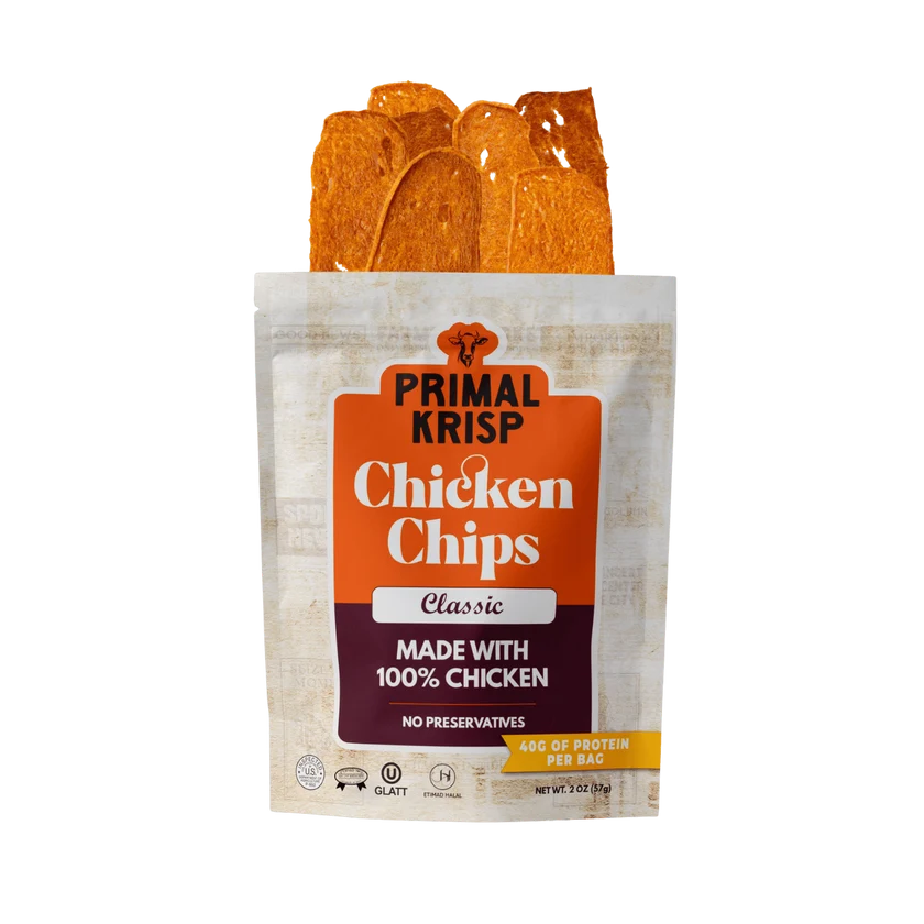 Primal Krisp Kosher Meat Chips — 2 oz