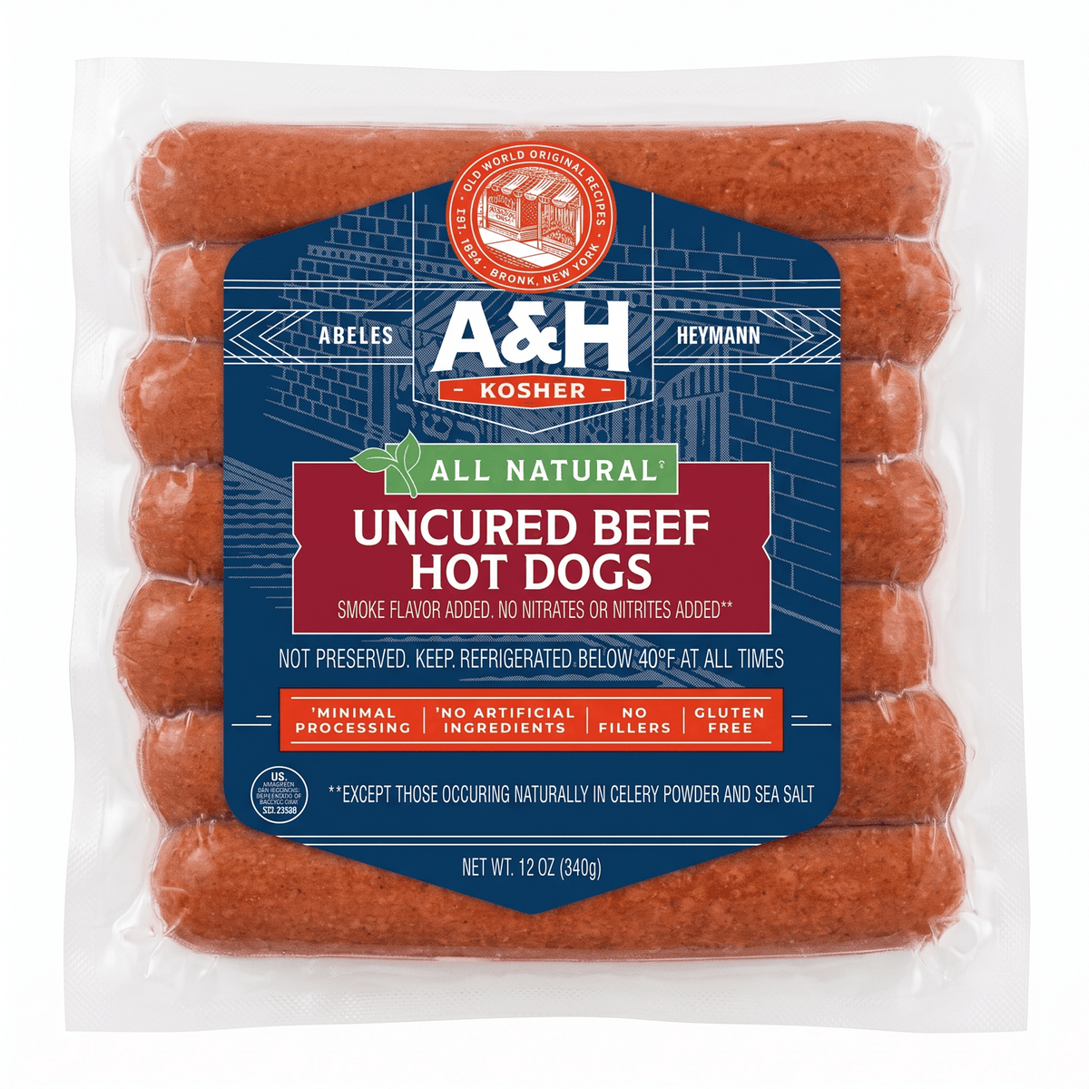 Beef Hot Dogs - Nitrite Free