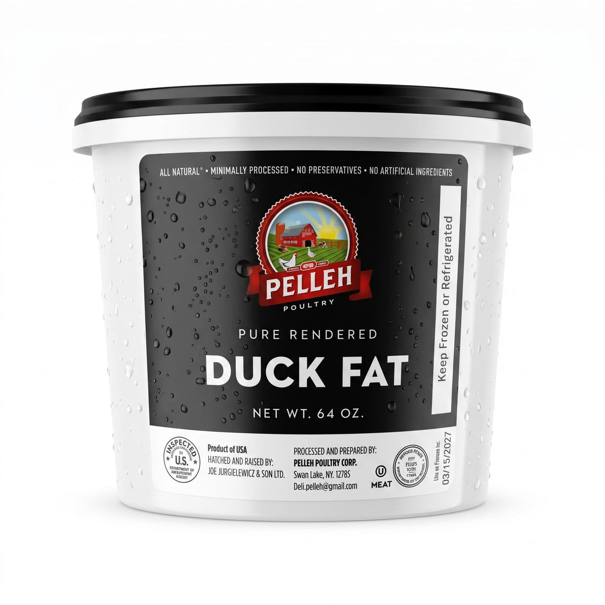 Rendered Duck Fat - 64 oz